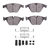 Euro Ceramic Brake Pads & Hardware Kit, 2007-2016 BMW, Position: Front