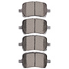 Euro Ceramic Brake Pads, 2004-2012 GM, Position: Front - image 1