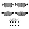 Euro Ceramic Brake Pads & Hardware Kit, 2005-2012 Mercedes-Benz, Position: Front