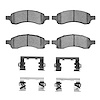 Euro Ceramic Brake Pads & Hardware Kit, 2006-2012 GM, Position: Front - image 1
