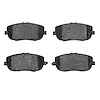 Euro Ceramic Brake Pads, Fits Select Fits Multiple Makes/Models, Position: Rear - image 1