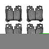 Euro Ceramic Brake Pads, Fits Select Lexus/Toyota/Scion, Position: Rear - image 1