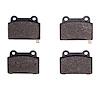 Euro Ceramic Brake Pads, 2008-2015 Mitsubishi, Position: Rear - image 1