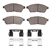 Euro Ceramic Brake Pads & Hardware Kit, 2010-2016 GM, Position: Front - image 1