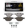 Euro Ceramic Brake Pads & Hardware Kit, Fits Select Jaguar, Position: Front - image 1