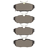 Euro Ceramic Brake Pads, 2005-2014 Ford/Lincoln/Mercury/Mazda, Position: Rear - image 1