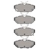 Euro Ceramic Brake Pads, 2005-2014 Ford/Lincoln/Mercury/Mazda, Position: Rear - image 2