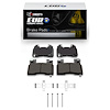 Euro Ceramic Brake Pads & Hardware Kit, 2012-2017 Fits Multiple Makes/Models, Position: Front - image 1