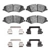 Euro Ceramic Brake Pads & Hardware Kit, 2010-2017 Land Rover, Position: Front - image 2