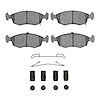 Euro Ceramic Brake Pads & Hardware Kit, 2012-2019 Mopar, Position: Front - image 1