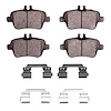 Euro Ceramic Brake Pads & Hardware Kit, 2014-2019 Mercedes-Benz, Position: Rear - image 1