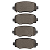 Euro Ceramic Brake Pads, Fits Select Mopar, Position: Rear - image 1