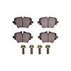 Euro Ceramic Brake Pads & Hardware Kit, Fits Select Fits Multiple Makes/Models, Position: Front