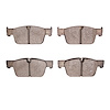 Euro Ceramic Brake Pads, Fits Select Volvo, Position: Front