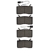 Euro Ceramic Brake Pads, Fits Select Alfa Romeo, Position: Front - image 1