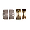 Premium Riveted Shoes, 1986-2012 Fits Multiple Makes/Models, Position: Rear
