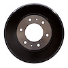 Brake Drum, 2007-2017 Mitsubishi, Position: Rear