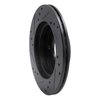 E-Line Drilled & Slotted Black Brake Rotor, 1989-1994 Suzuki, Position: Front Right - image 4
