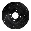 E-Line Drilled & Slotted Black Brake Rotor, 1999-2007 Suzuki, Position: Front Left - image 4