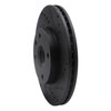 E-Line Drilled & Slotted Black Brake Rotor, 2004-2010 Fits Multiple Makes/Models, Position: Front Right - image 3