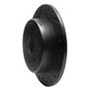 E-Line Drilled & Slotted Black Brake Rotor, 2004-2010 Fits Multiple Makes/Models, Position: Rear Left - image 3