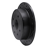 E-Line Drilled & Slotted Black Brake Rotor, 2004-2010 Fits Multiple Makes/Models, Position: Rear Right - image 1