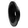 E-Line Drilled & Slotted Black Brake Rotor, 2009-2017 Suzuki, Position: Rear Left - image 2