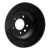 E-Line Drilled & Slotted Black Brake Rotor, 2005-2018 Audi/Porsche/Volkswagen, Position: Rear Right - image 2
