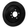 E-Line Drilled & Slotted Black Brake Rotor, 2005-2018 Audi/Porsche/Volkswagen, Position: Rear Right - image 4