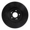 E-Line Drilled & Slotted Black Brake Rotor, 2009-2014 Kia/Hyundai/Genesis, Position: Front Left - image 4