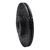 E-Line Drilled & Slotted Black Brake Rotor, 2011-2017 Kia/Hyundai/Genesis, Position: Front Left - image 1
