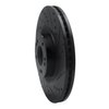 E-Line Drilled & Slotted Black Brake Rotor, 2011-2017 Kia/Hyundai/Genesis, Position: Front Right - image 3