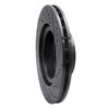 E-Line Drilled & Slotted Black Brake Rotor, 2006-2012 Land Rover, Position: Front Left - image 4