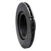 E-Line Drilled & Slotted Black Brake Rotor, 2006-2012 Land Rover, Position: Front Right - image 3