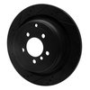 E-Line Drilled & Slotted Black Brake Rotor, 2006-2012 Land Rover, Position: Rear Left - image 3