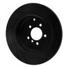 E-Line Drilled & Slotted Black Brake Rotor, 2006-2012 Land Rover, Position: Rear Left - image 4