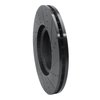 E-Line Drilled & Slotted Black Brake Rotor, Fits Select Land Rover, Position: Front Left - image 2