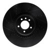 E-Line Drilled & Slotted Black Brake Rotor, Fits Select Land Rover, Position: Front Right - image 4