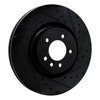 E-Line Drilled & Slotted Black Brake Rotor, 2018-2021 Land Rover, Position: Front Right - image 2