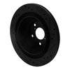 E-Line Drilled & Slotted Black Brake Rotor, 2005-2009 Subaru, Position: Rear Left - image 3