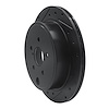 E-Line Drilled & Slotted Black Brake Rotor, Fits Select Fits Multiple Makes/Models, Position: Rear Left - image 1