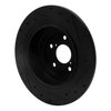 E-Line Drilled & Slotted Black Brake Rotor, 2000-2006 Subaru, Position: Rear Left - image 2