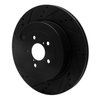 E-Line Drilled & Slotted Black Brake Rotor, 2017-2020 Fits Multiple Makes/Models, Position: Rear Left - image 3