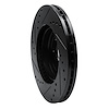 E-Line Drilled & Slotted Black Brake Rotor, 2000-2002 GM, Position: Front Right - image 1