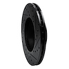 E-Line Drilled & Slotted Black Brake Rotor, 1971-1997 Jaguar, Position: Front Left - image 1