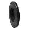E-Line Drilled & Slotted Black Brake Rotor, 1998-2006 Jaguar, Position: Front Right - image 4