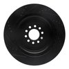 E-Line Drilled & Slotted Black Brake Rotor, 2003-2005 Jaguar, Position: Front Right - image 4