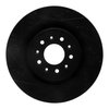 E-Line Drilled & Slotted Black Brake Rotor, 2000-2006 Jaguar, Position: Front Left - image 3
