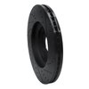 E-Line Drilled & Slotted Black Brake Rotor, 2006-2021 Jaguar, Position: Front Left - image 3