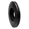 E-Line Drilled & Slotted Black Brake Rotor, Fits Select Jaguar, Position: Front Right - image 3